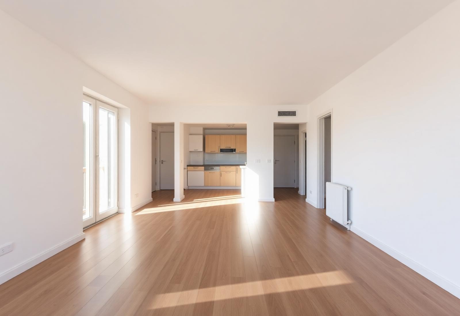 Appartement vide après état des lieux